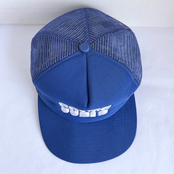 Vintage Indianapolis Colts New Era NFL Embroidered Snapback Mesh Trucker Hat - Picture 4 of 11